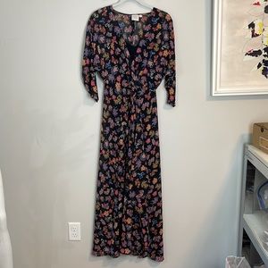 Anthropologie HD in Paris Flowey floral long maxi dress